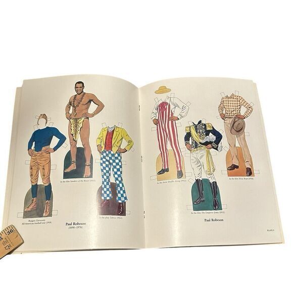 Great Black Entertainers Paper Dolls in Full Color by Tom Tierney 1984 Mint Con. - Picture 6 of 11